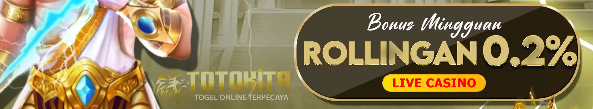 BONUS ROLLINGAN LIVE CASINO